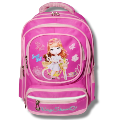 Girls School Bag Pink